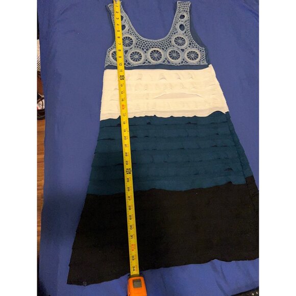 Vintage Vibe Dress/Boho/Layered/Crochet/Sleeveless Dress - Picture 12 of 12